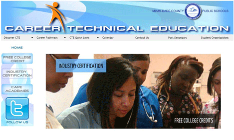 Miami-Dade County Public Schools - Career and Technical Education - ... of Career & Technical Education Miami-Dade County Public Schools. ... 10151   NW 19th Avenue Miami FL 33147 |Phone: (305) 693.3030 | FAX : (305)Â ...